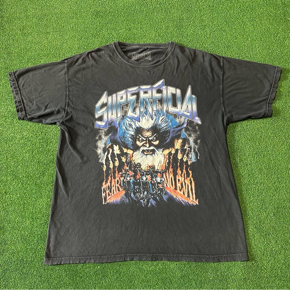Superficial fear no evil wizard tee